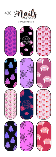 #438 Full Cover Halloween Decals