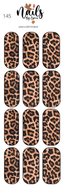 #145 Leopard - Full Cover Decals