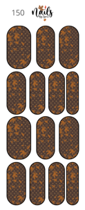 #150 LV Leaves - Full Cover Decals