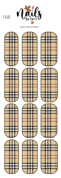 #168 Burberry - Full Cover Decals
