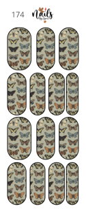 #174 Butterflies - Full Cover Decals