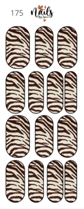 #175 Zebra - Full Cover Decals