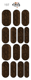 #197 Snakeskin - Full Cover Decals