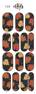#199 Leaves - Full Cover Decals