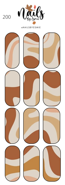 #200 Swirls - Full Cover Decals