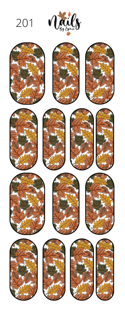 #201 Leaves - Full Cover Decals