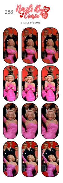 #288 Diamonds Are A Girl's Best Friend - Full Cover Decals