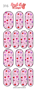 #316 Multicolored Lollipops - Full Cover Decals