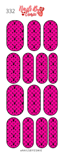 #332 Pink Playboy LV - Full Cover Decals