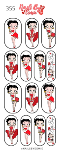 #355 Betty Boop - Full Cover Decals
