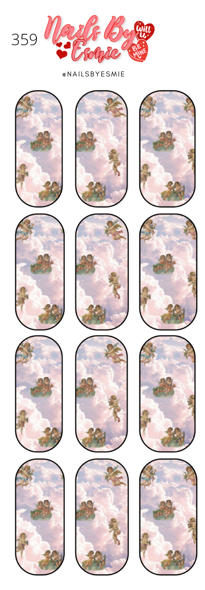#359 Angels & Clouds - Full Cover Decals