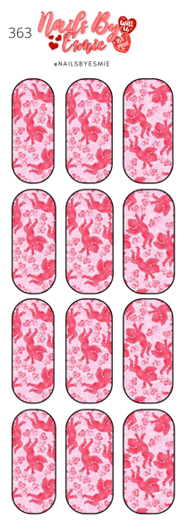 #363 Pink Angels - Full Cover Decals