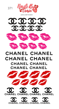 #371 Pink & Red Lips + Chanel