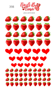 #398 Strawberries & Hearts