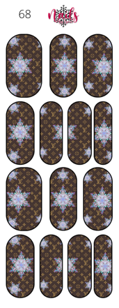 #68 LV with Snowflakes