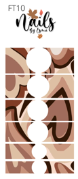 FT10 ABSTRACT - French Tip Decals