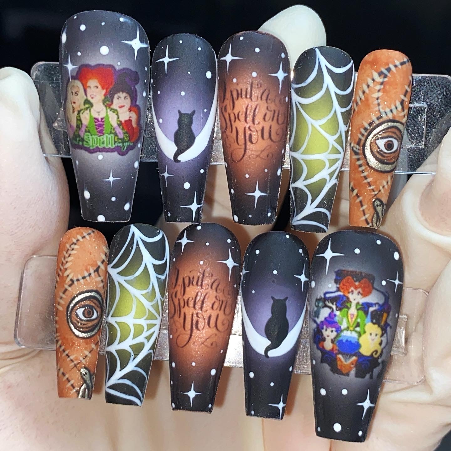 hocus pocus nail designs