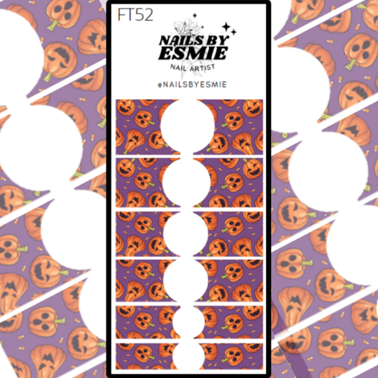 FT52 Haunted Harvest - French Tip Decals