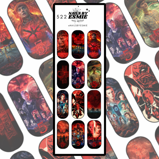 #522 - Stranger Things Full Cover Decals (Long)
