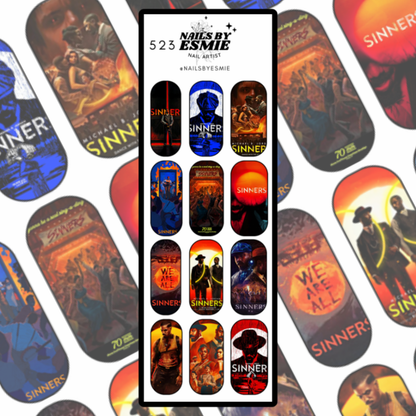 #523 - Sinners Full Cover Decals (Long)