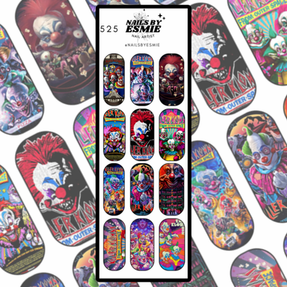 #525 - Killer Klowns From Outer Space Full Cover Decals (Long)