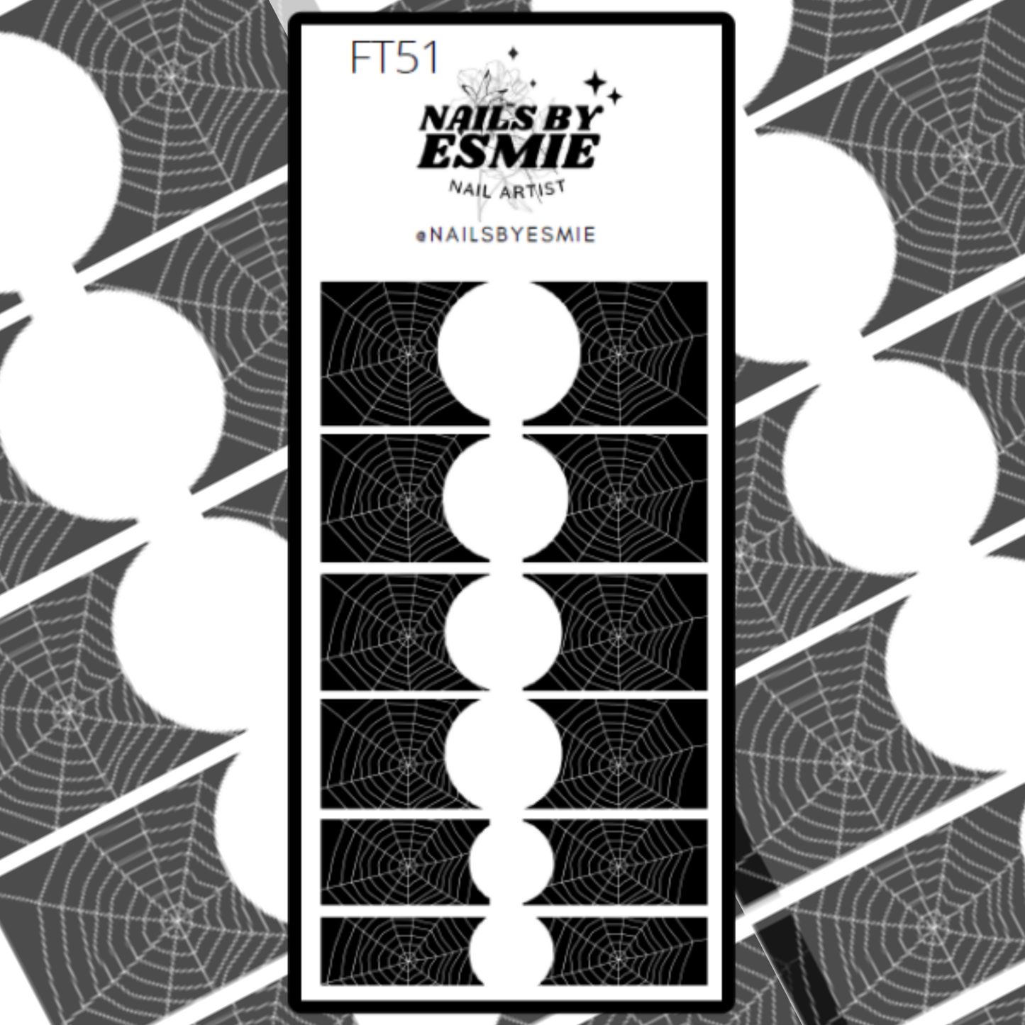 FT51 Webs - French Tip Decals