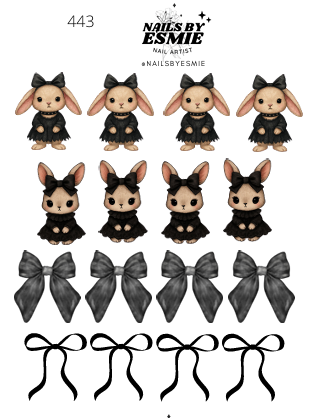 #443 - Goth Bunny