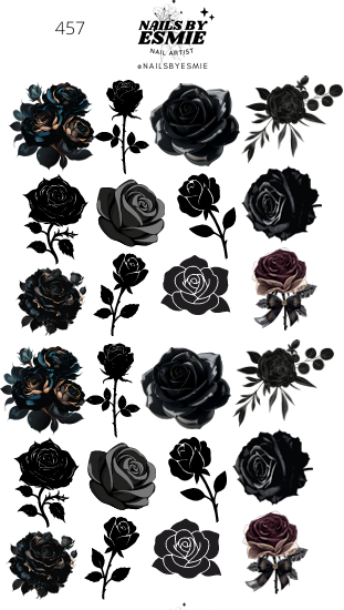 #457 - Black Roses