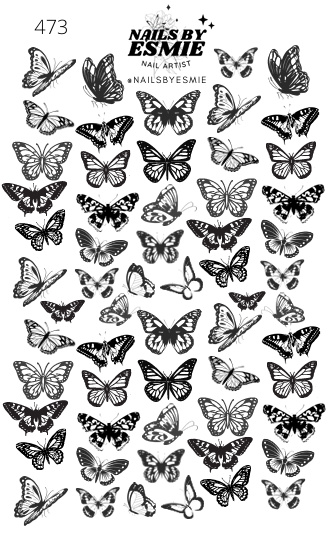 #473 - Black Butterflies