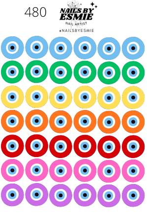#480 - Evil Eye (Colorful)