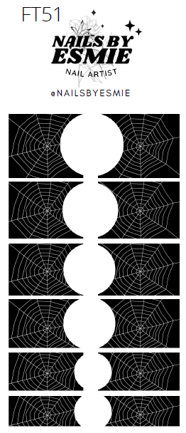FT51 Webs - French Tip Decals