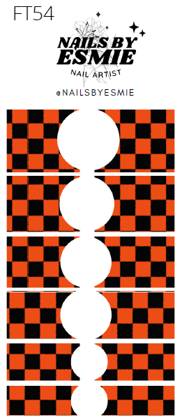 FT54 Checkered - French Tip Decals