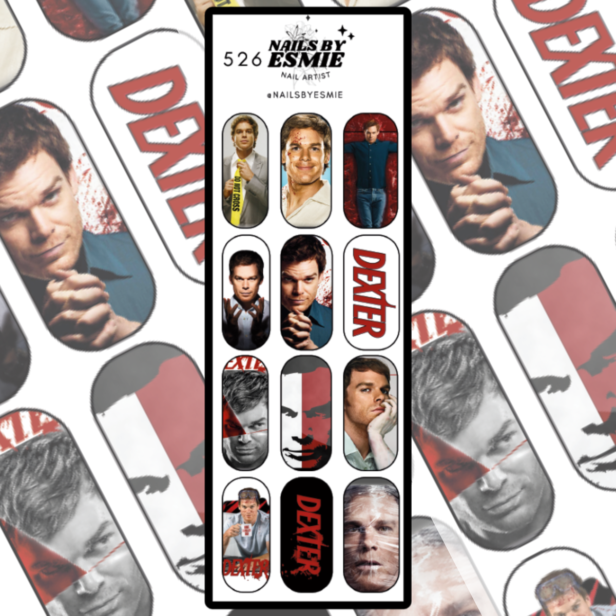 #526 - Dexter Full Cover Decals (Long)