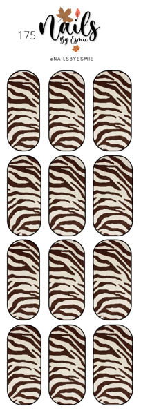 #175 Zebra - Full Cover Decals