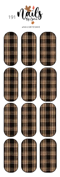 #191 Plaid - Full Cover Decals