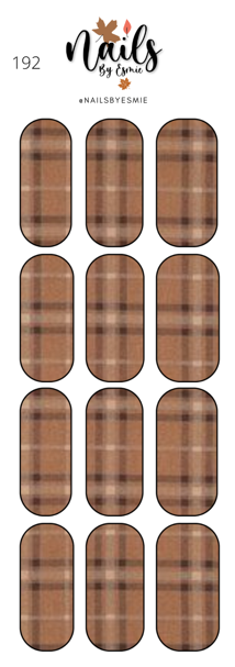 #192 Plaid - Full Cover Decals