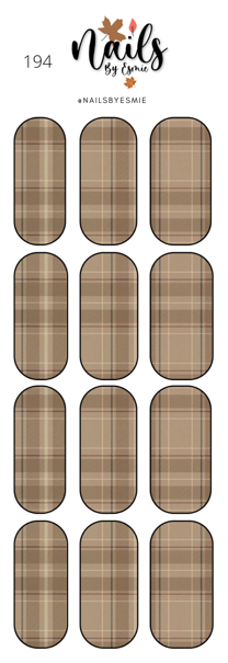 #194 Plaid - Full Cover Decals