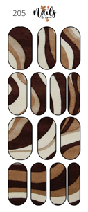 #205 Abstract Lines - Full Cover Decals