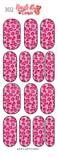 #302 Pink Leopard - Full Cover Decals