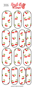 #306 Cherries - Full Cover Decals