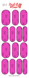 #317 Pink Playboy - Full Cover Decals