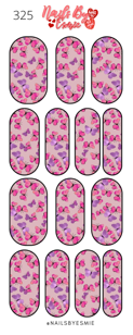 #325 Pink & Purple Butterflies - Full Cover Decals