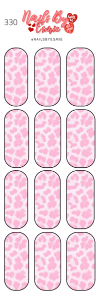 #330 Pink Leopard - Full Cover Decals