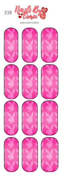 #338 Pink Playboy - Full Cover Decals