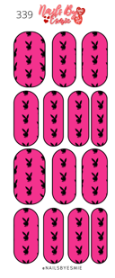 #339 Pink Playboy - Full Cover Decals