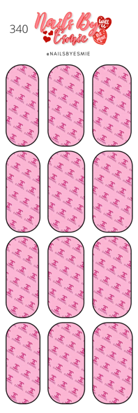 #340 Pink Chanel - Full Cover Decals