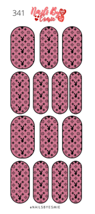 #341 Pink Playboy LV - Full Cover Decals