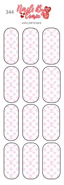 #344 Baby Pink LV - Full Cover Decals