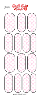 #344 Baby Pink LV - Full Cover Decals