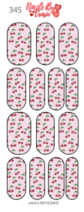 #345 Cherries - Full Cover Decals